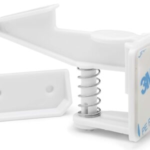 12 Pack Cabinet Locks Child Safety | Baby Safety Cabinet Locks NO Drilling 3M Adhesive Baby Proof Drawer Lock Child proofing cabinets latches for Kids Latch for Drawers & Door...