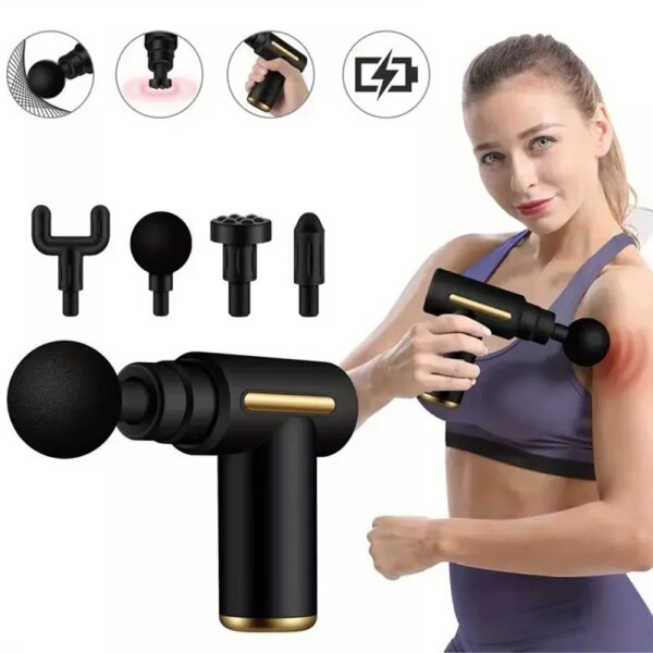 2025 Portable Fascia Gun Deep Tissue Massage Mini Lightweight and Adjustable Speed Massage Equipment Suitable for the Whole Body - AliExpress 66