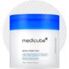 Medicube Zero Pore Pads 2.0, Dual-Textured Facial Toner Pads for Exfoliation and Pore Care with 4.5% AHA Lactic Acid & 0.45% BHA Salicylic Acid, Ideal for All Skin Types, Korean...